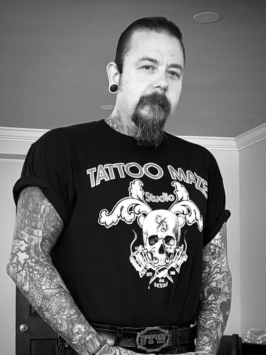 Tattoo by @tattoobob5337 — blackwork, illustrative