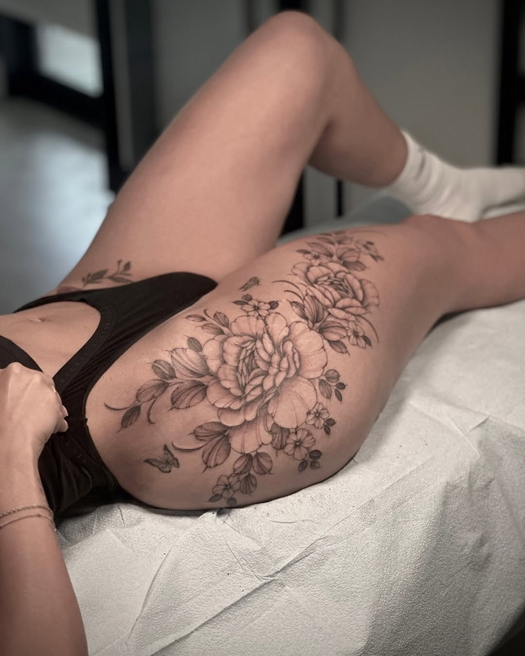 Tattoo by @michatattoos — fine_line, black_and_grey