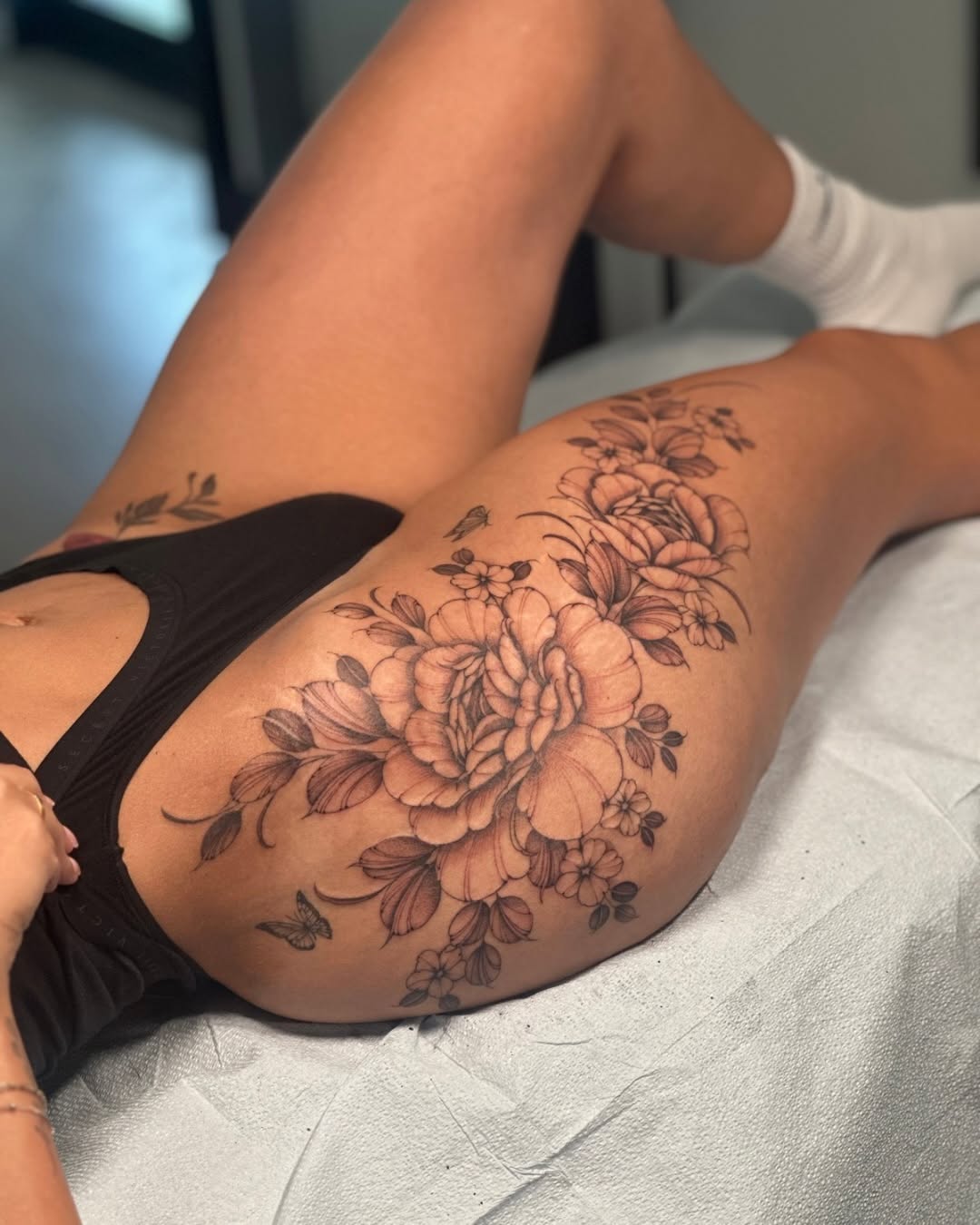 Tattoo by @michatattoos — fine_line, black_and_grey