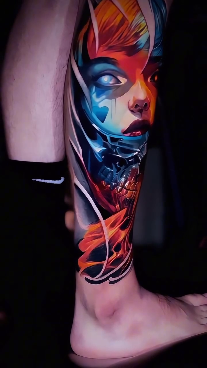 Tattoo by @sketchink08 β dark_realism, trash_polka