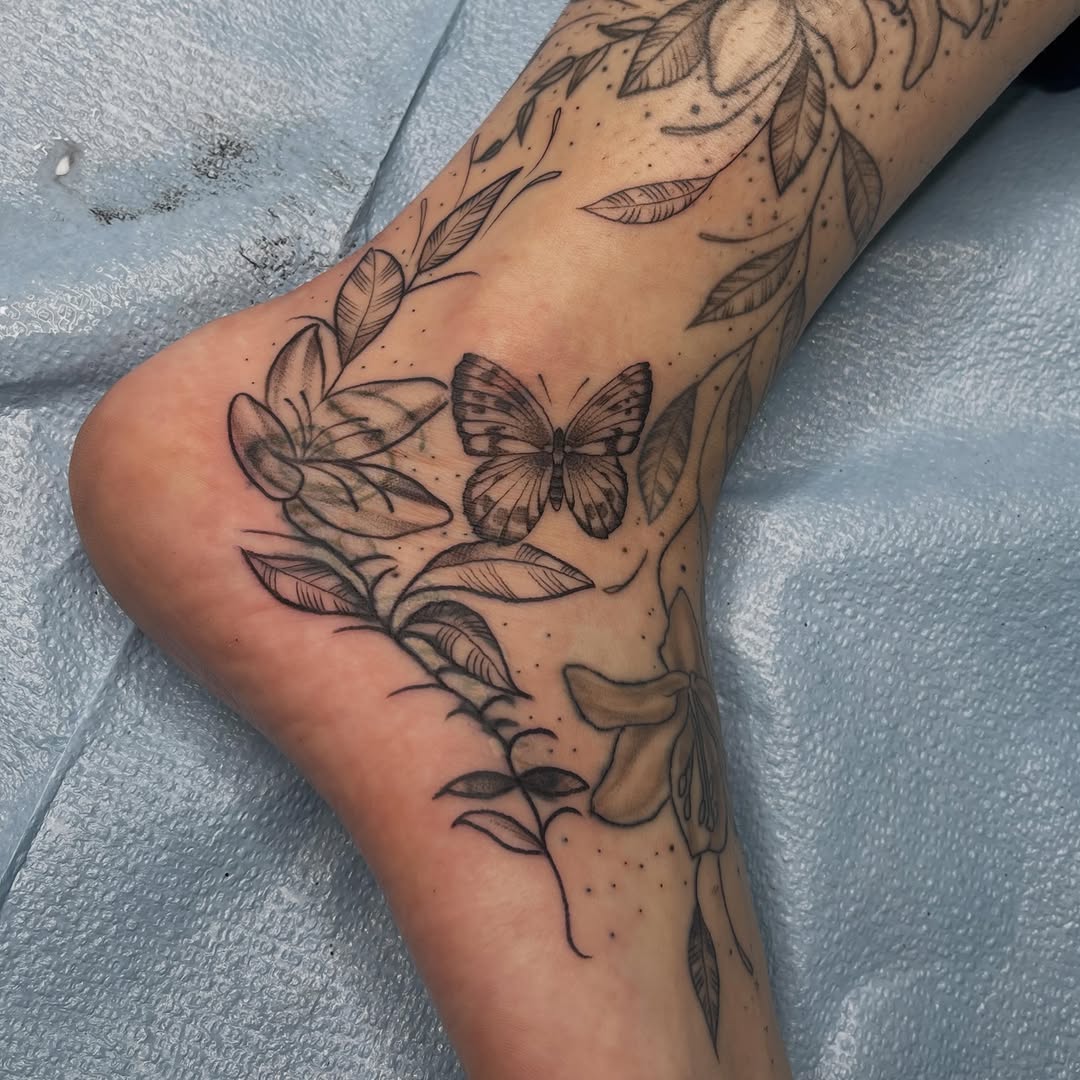Tattoo by @sappy_tattoos_ — illustrative, black_and_grey