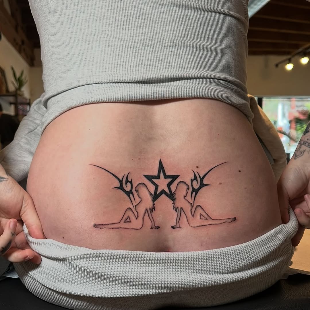 Tattoo by @b4dpain β illustrative, blackwork