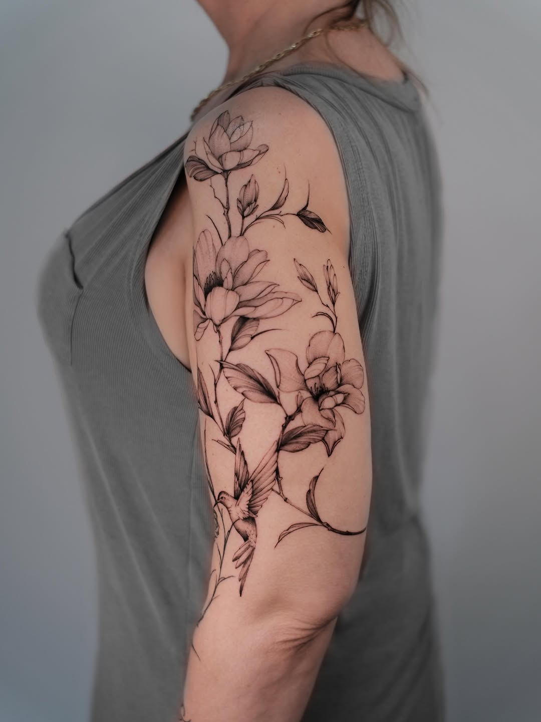 Tattoo by @tattoo.protsenko — fine_line, black_and_grey