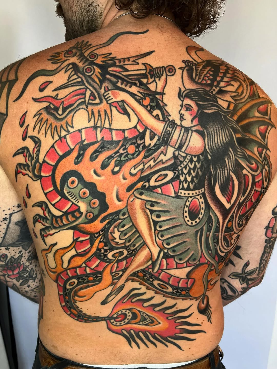 Tattoo by @leonetats โ american_traditional, illustrative