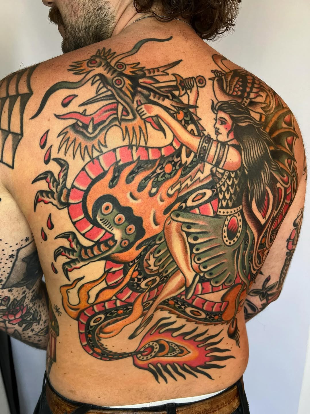 Tattoo by @leonetats โ american_traditional, illustrative