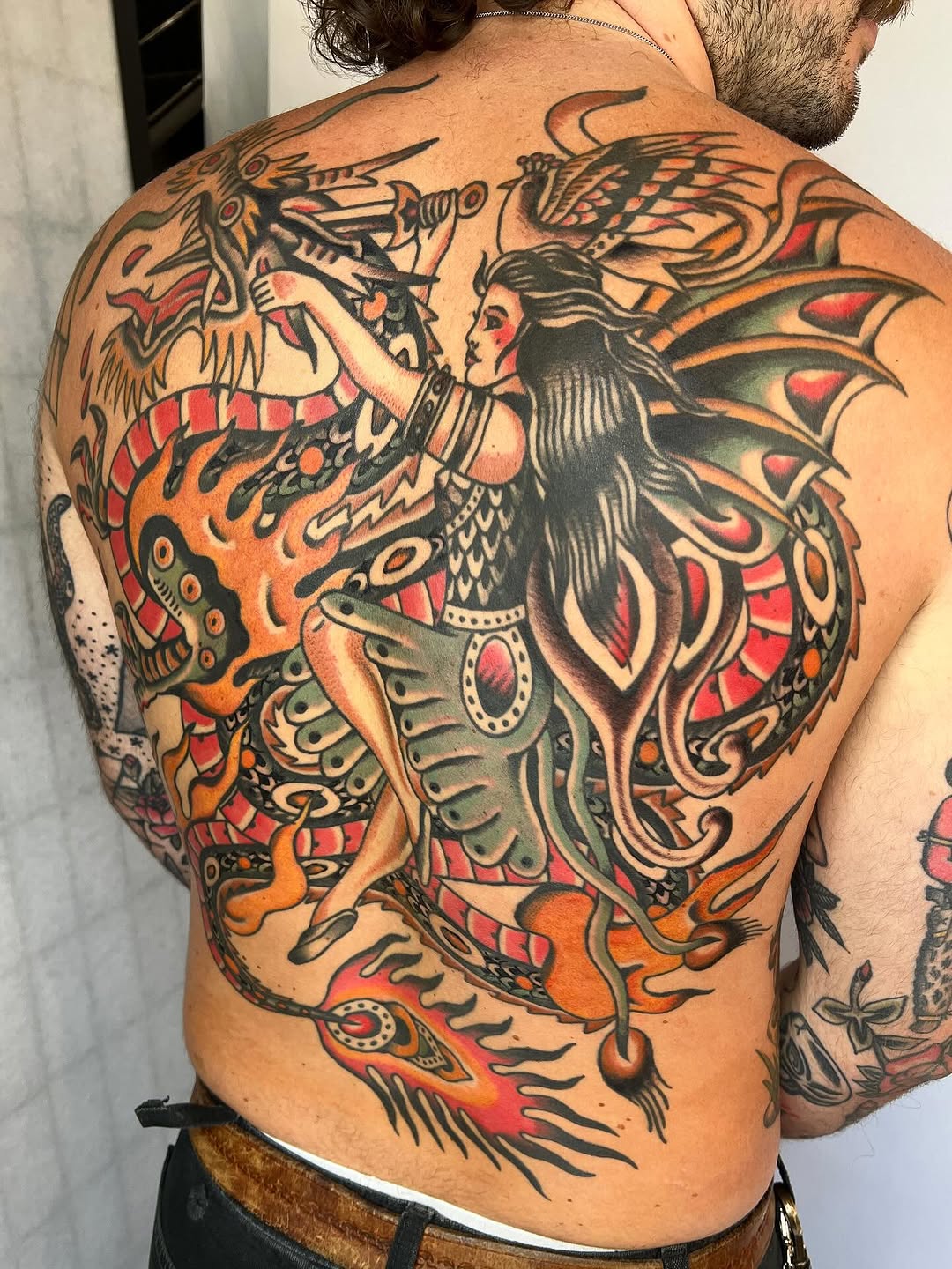 Tattoo by @leonetats โ american_traditional, illustrative