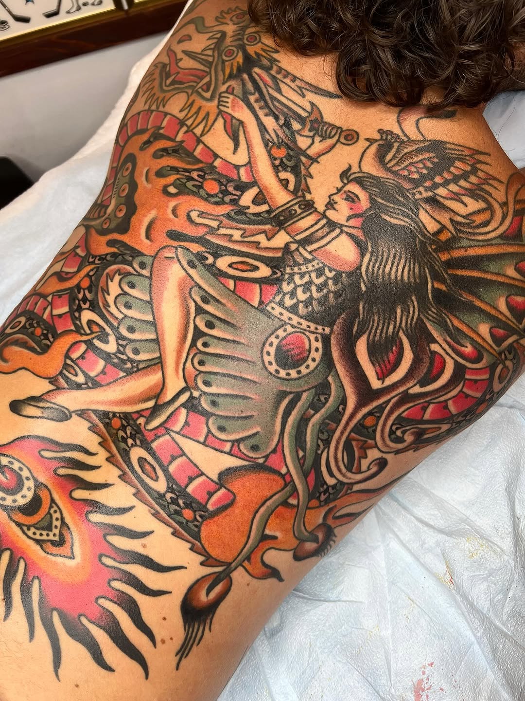 Tattoo by @leonetats โ american_traditional, illustrative