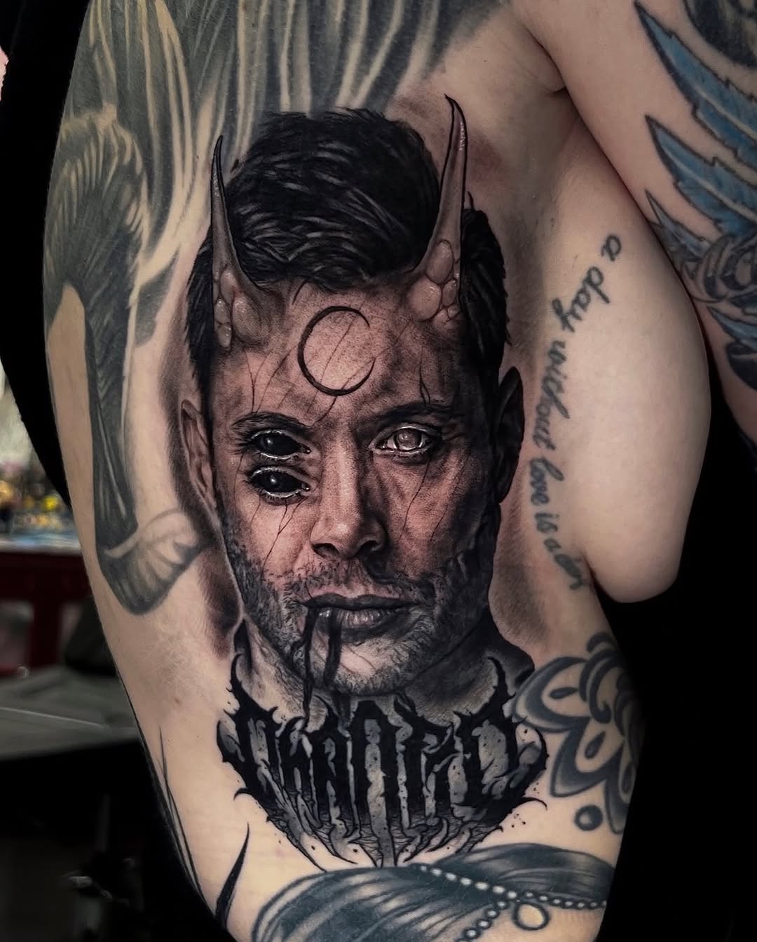 Tattoo by @snakesanddaggers โ realism, dark_realism