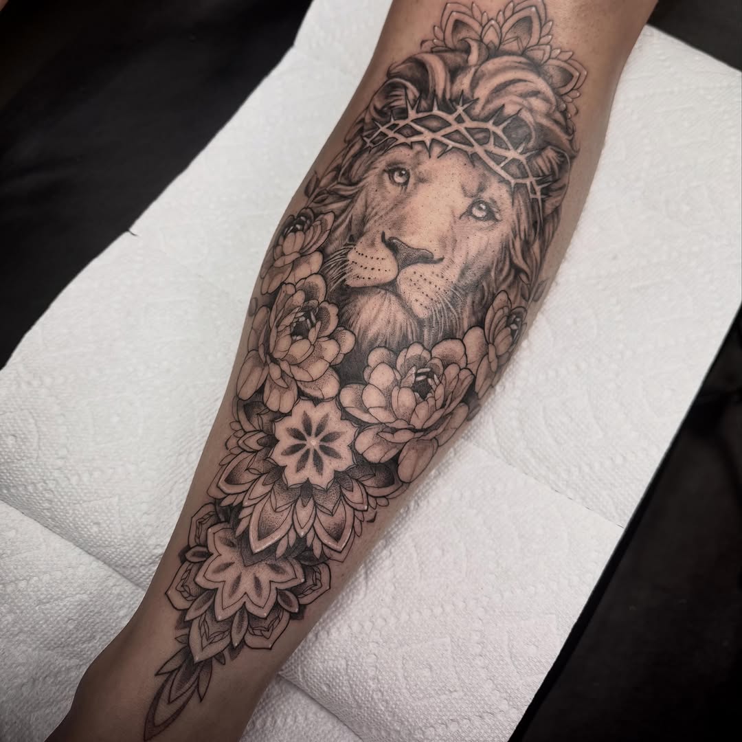 Tattoo by @tatsbyerin — realism, black_and_grey