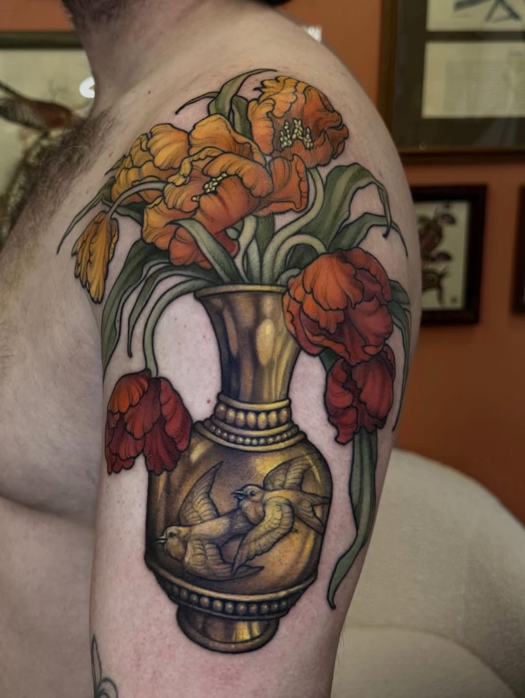 Tattoo by @quagswag β realism, black_and_grey