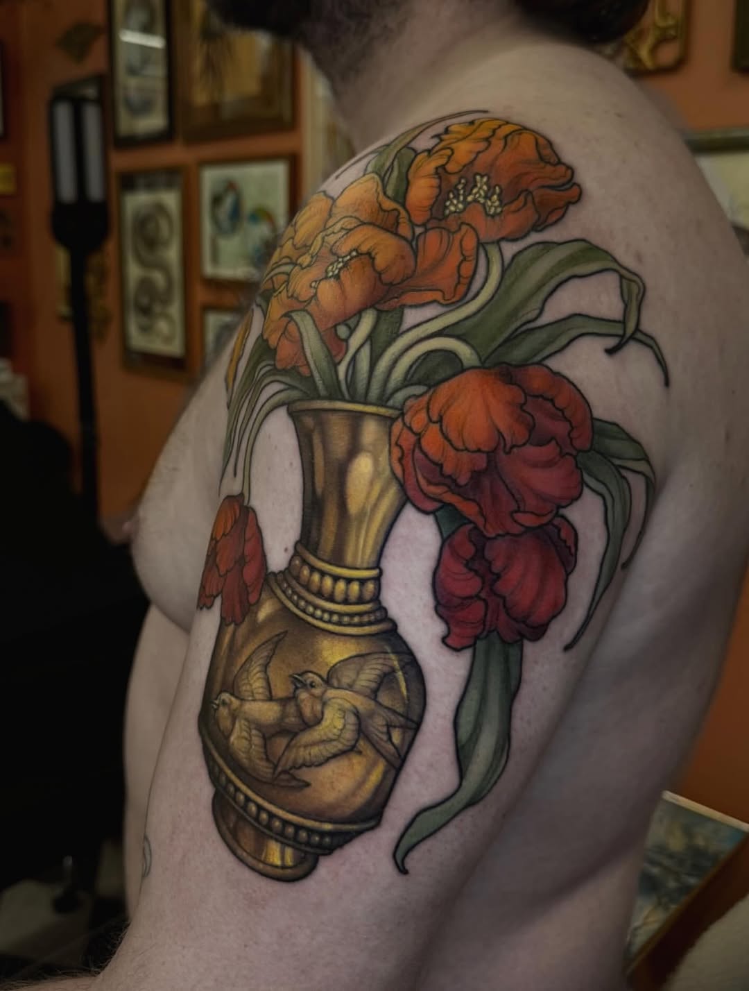 Tattoo by @quagswag β realism, black_and_grey