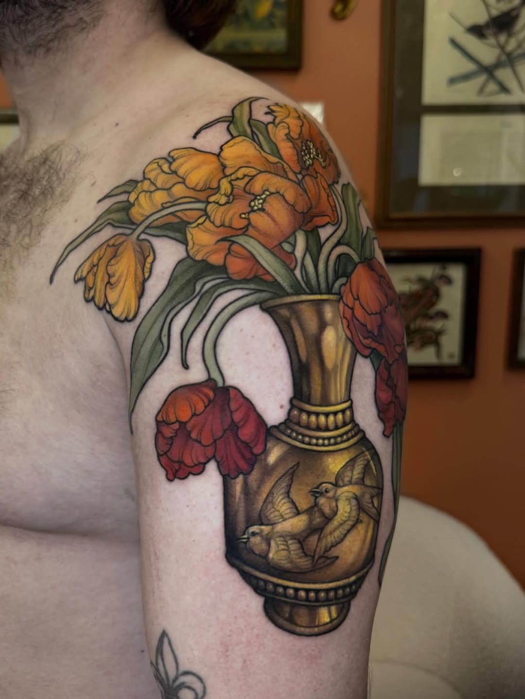 Tattoo by @quagswag β realism, black_and_grey