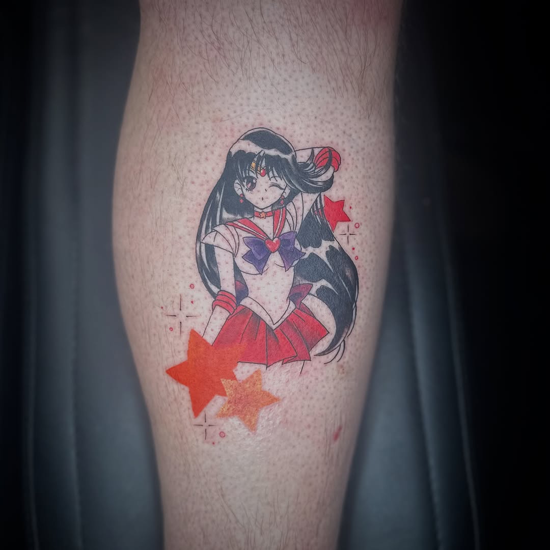 Tattoo by @starsantos.tattoo β anime