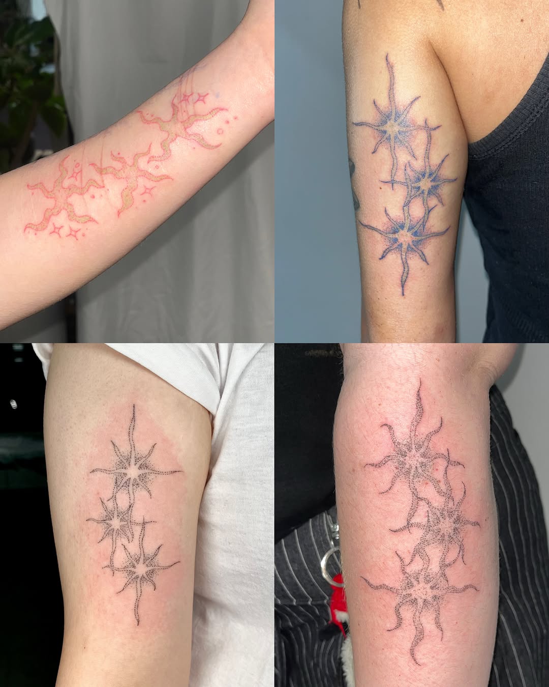 Tattoo by @bokchi_poke — fine_line, dotwork