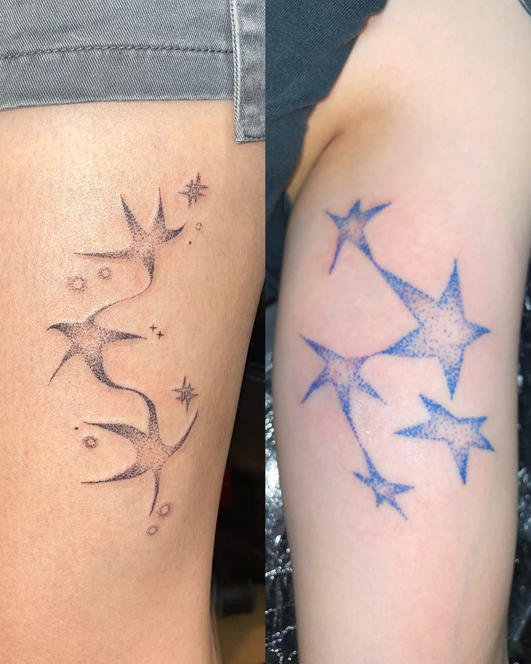 Tattoo by @bokchi_poke — dotwork, fine_line