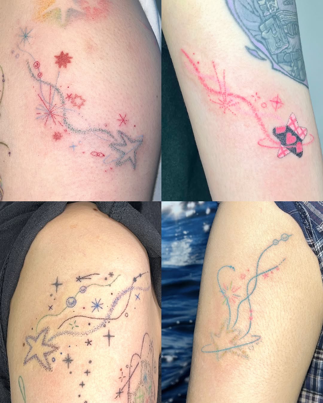 Tattoo by @bokchi_poke — fine_line, dotwork