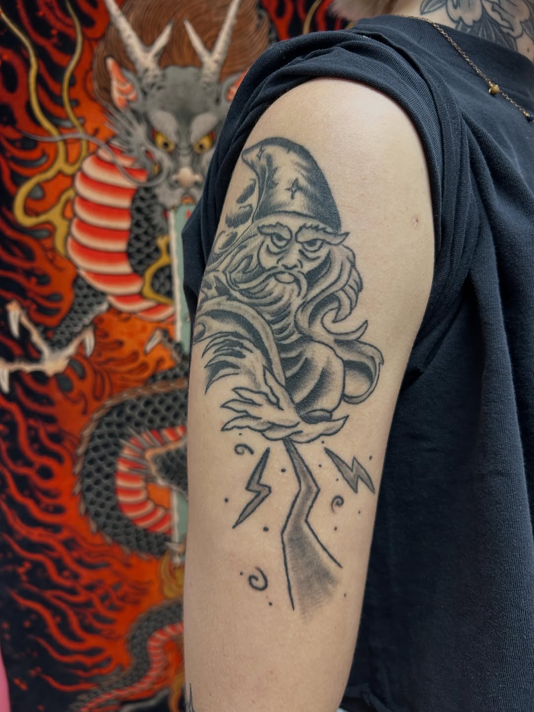 Tattoo by @stogie.tattoos — black_and_grey