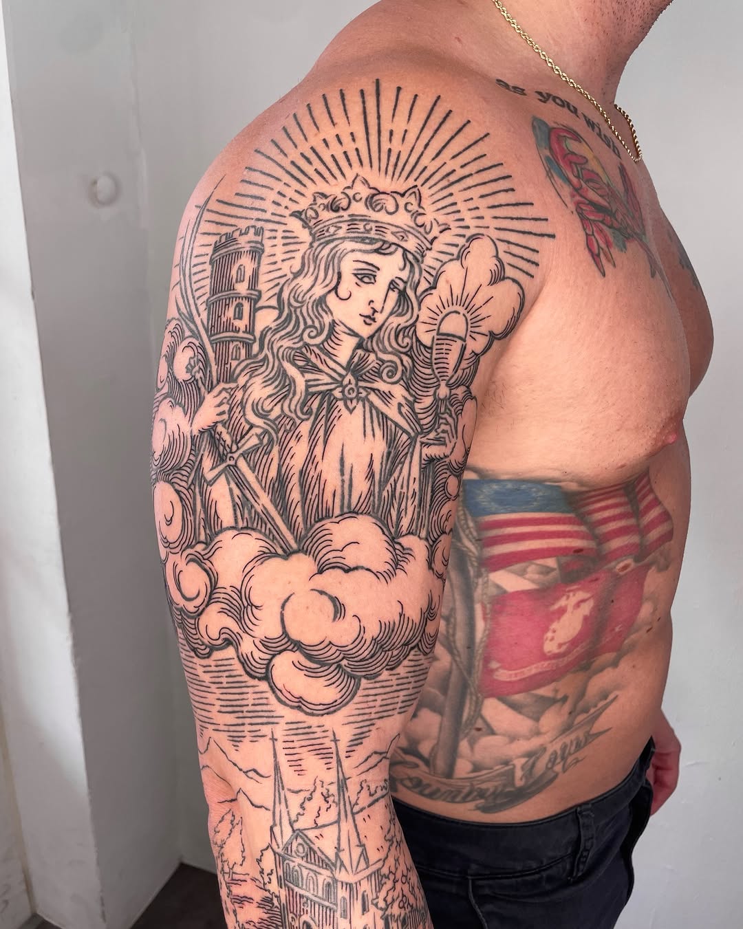 Tattoo by @5.5volt_tattoo — blackwork