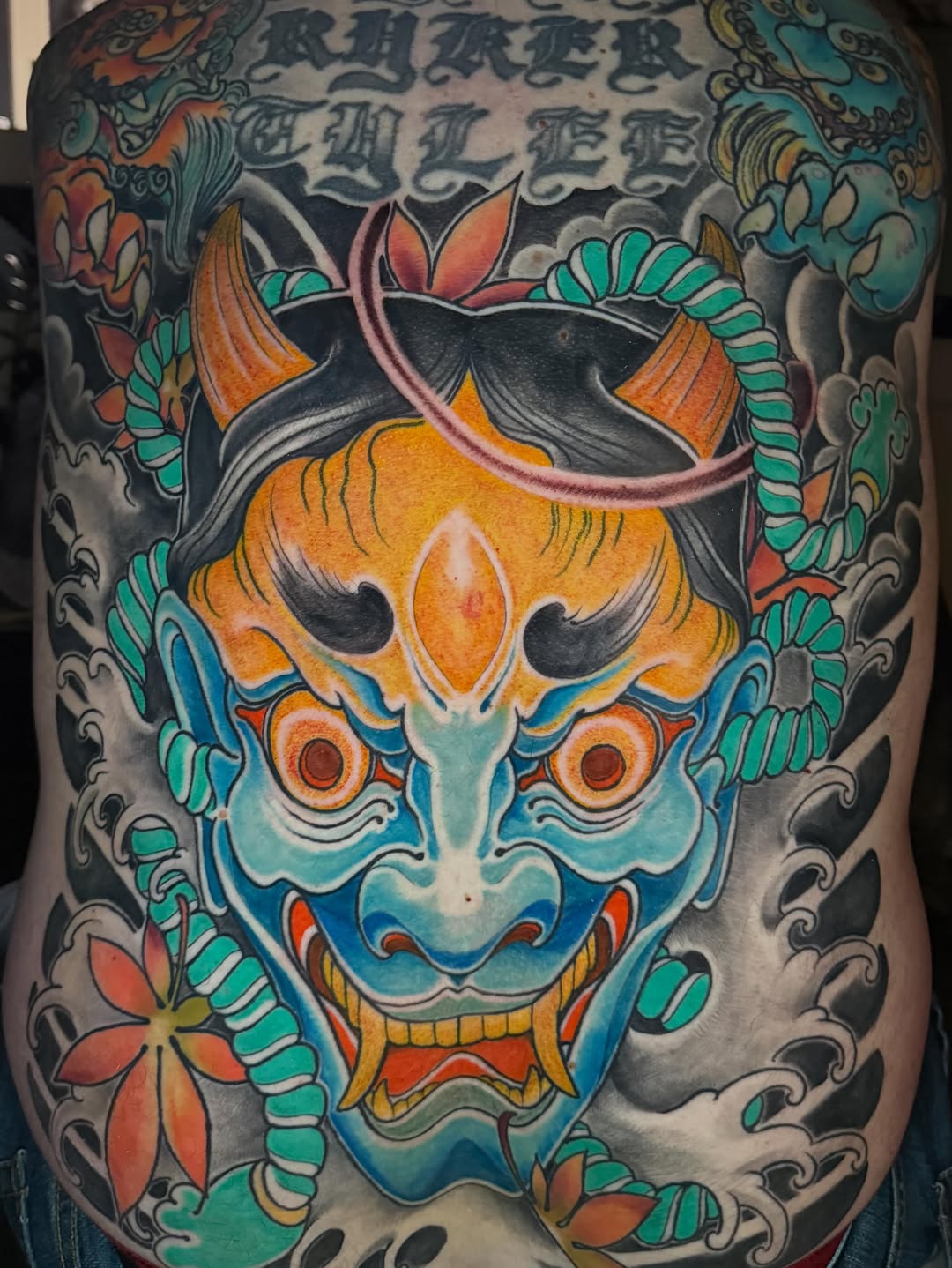 Tattoo by @ryaneugene1 — japanese_irezumi, black_and_grey