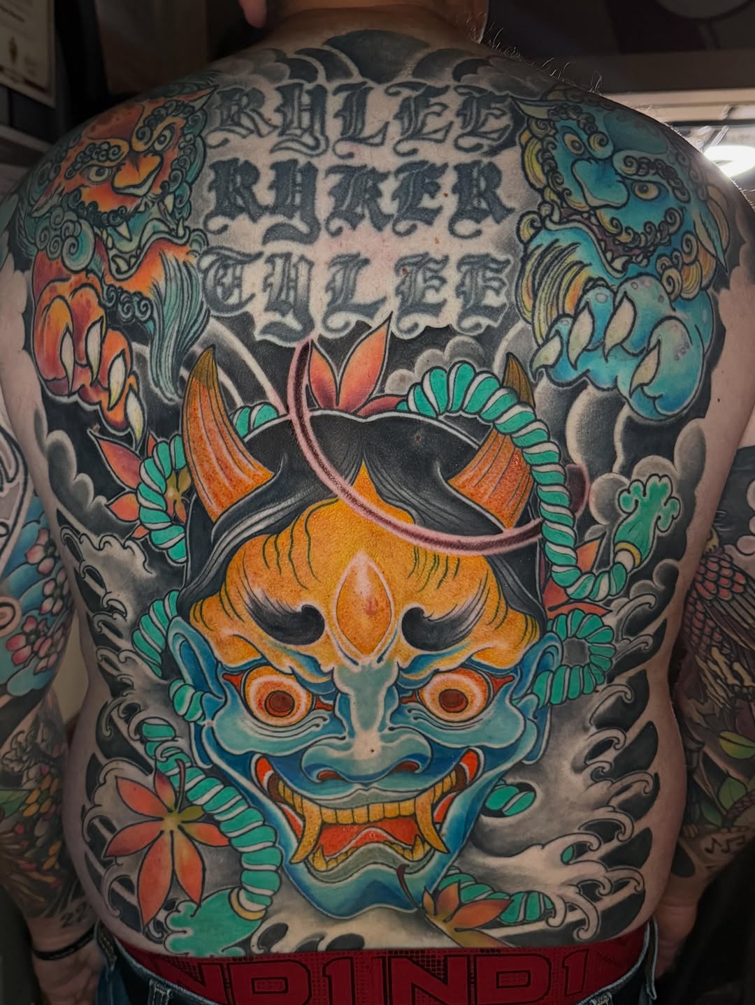 Tattoo by @ryaneugene1 — japanese_irezumi, black_and_grey