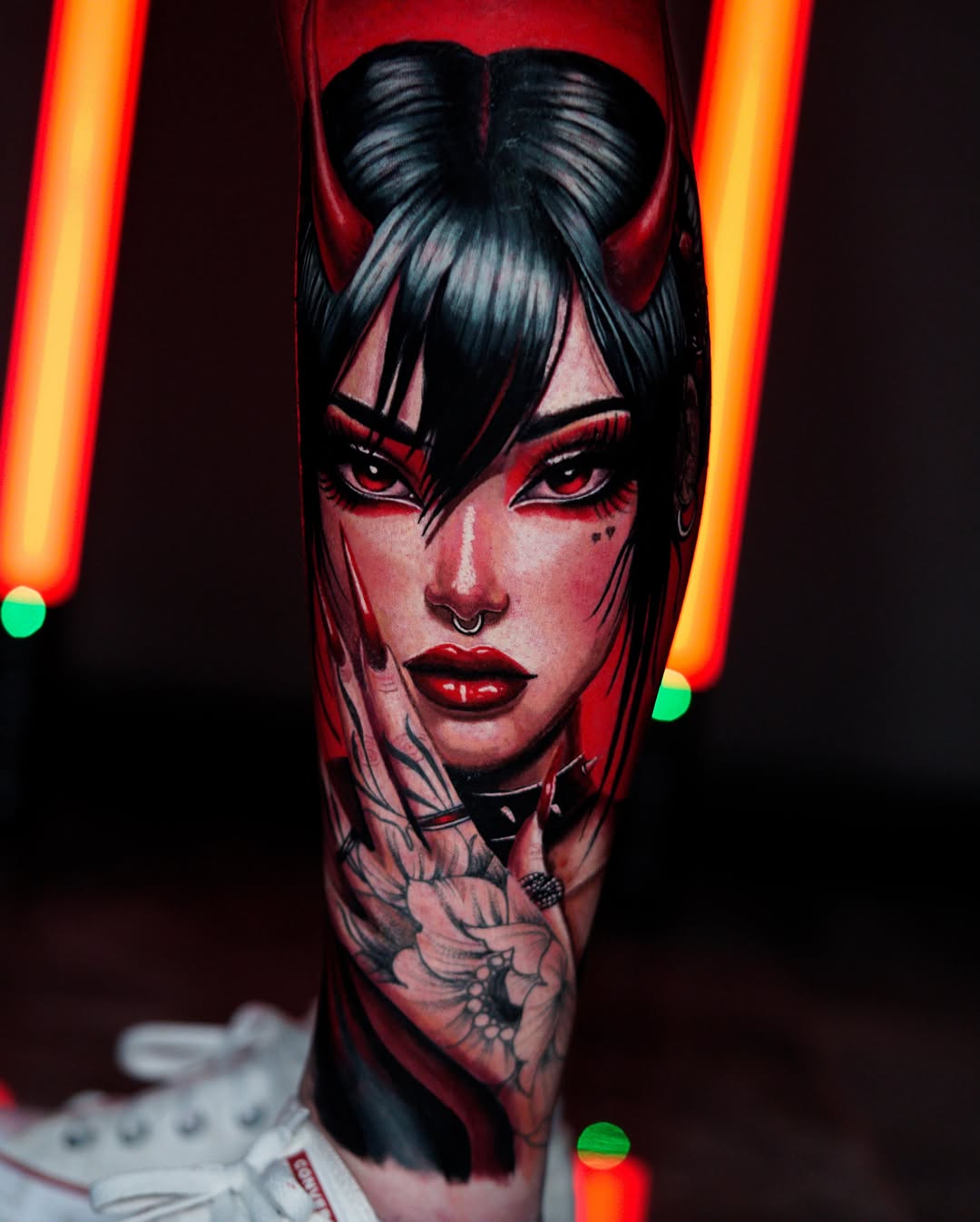 Tattoo by @dc.aart — realism, black_and_grey