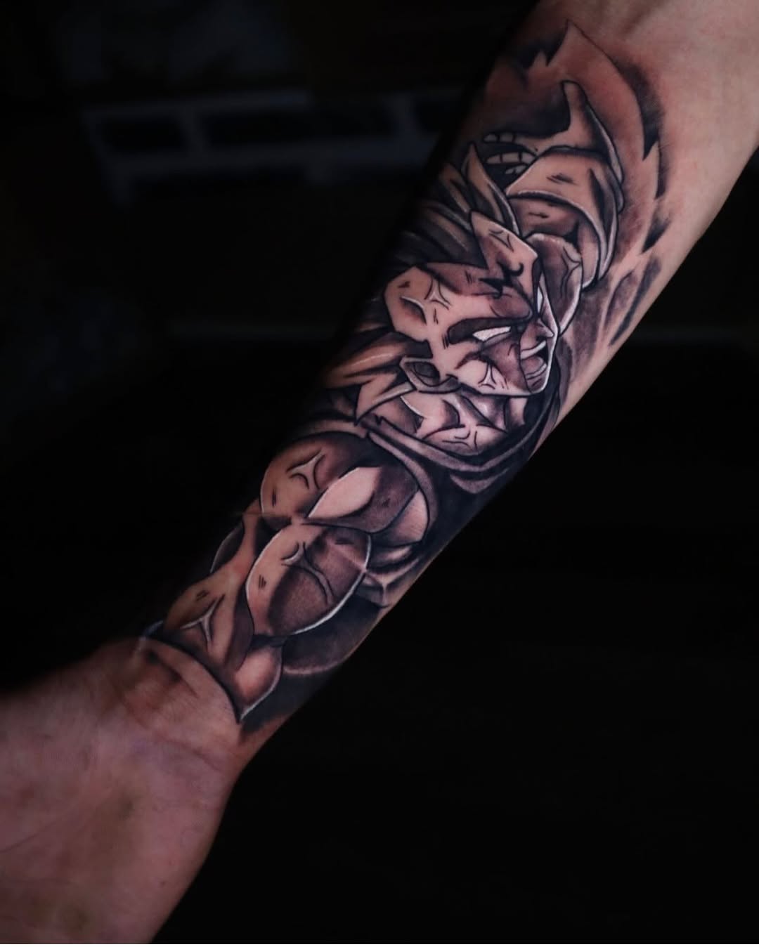 Tattoo by @dc.aart — realism, anime