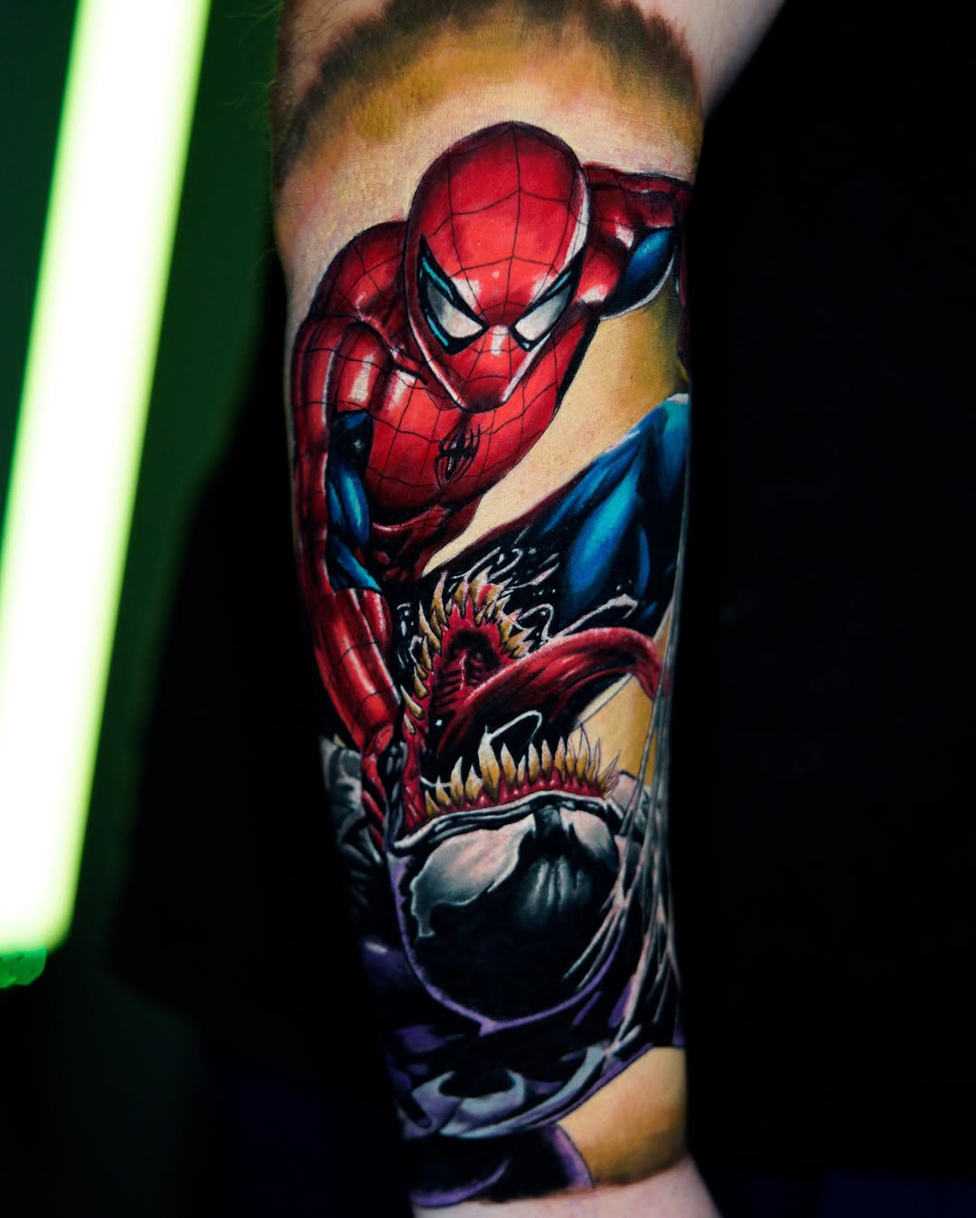 Tattoo by @dc.aart — realism, anime