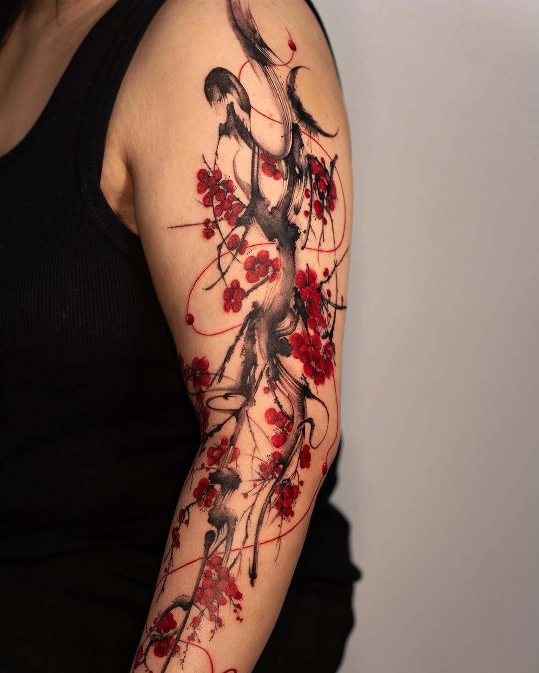 Tattoo by @k.imnii — japanese_irezumi, watercolor