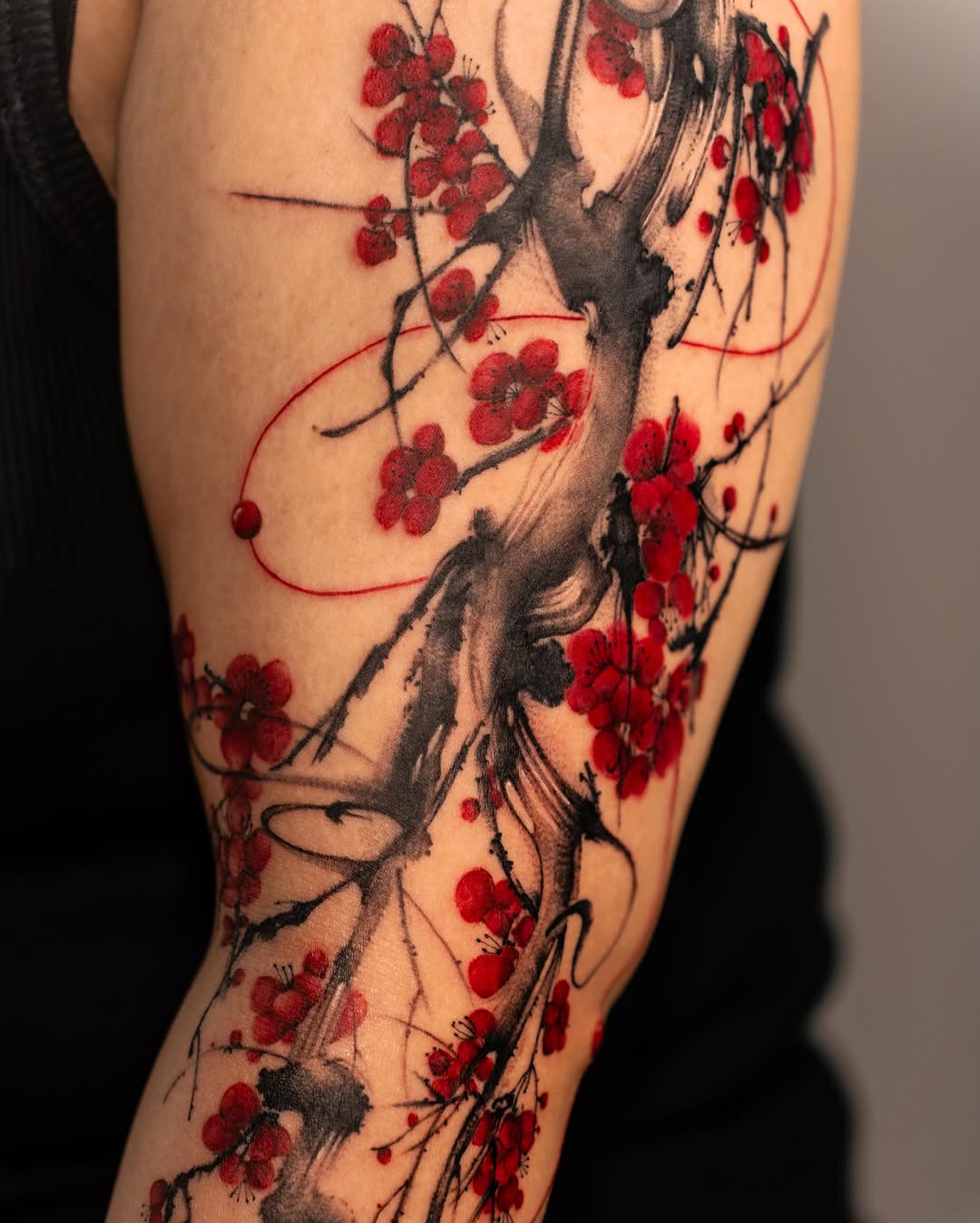 Tattoo by @k.imnii — japanese_irezumi, watercolor