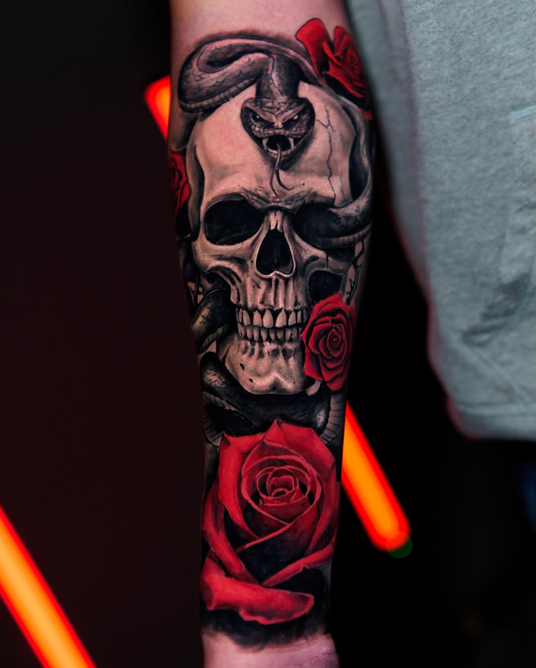 Tattoo by @dc.aart — realism, dark_realism