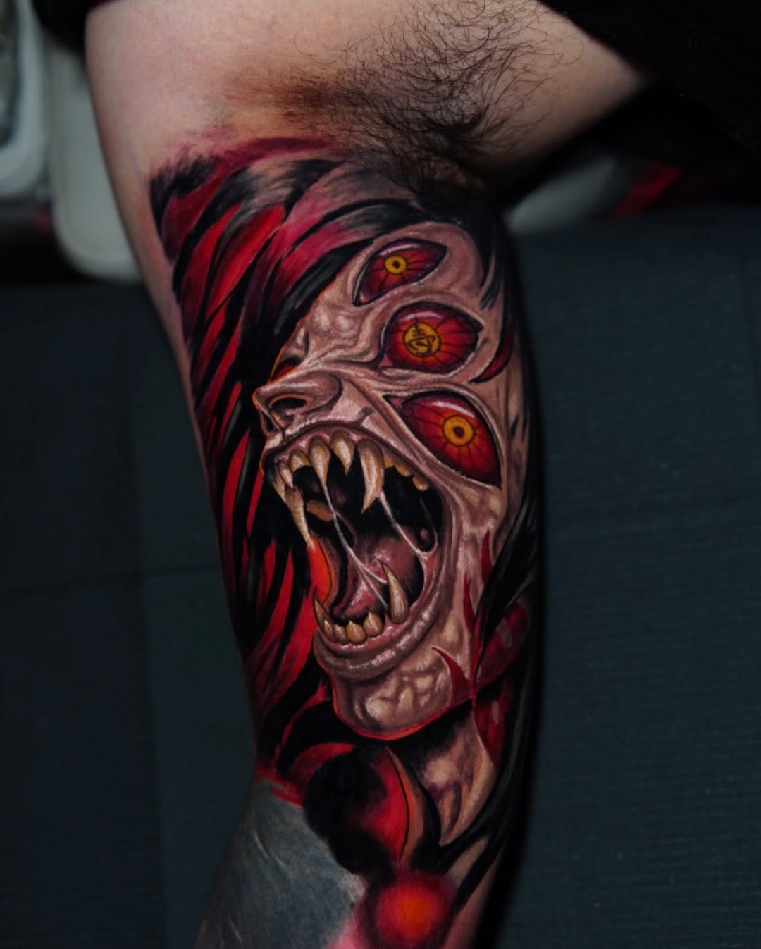 Tattoo by @dc.aart — realism, dark_realism