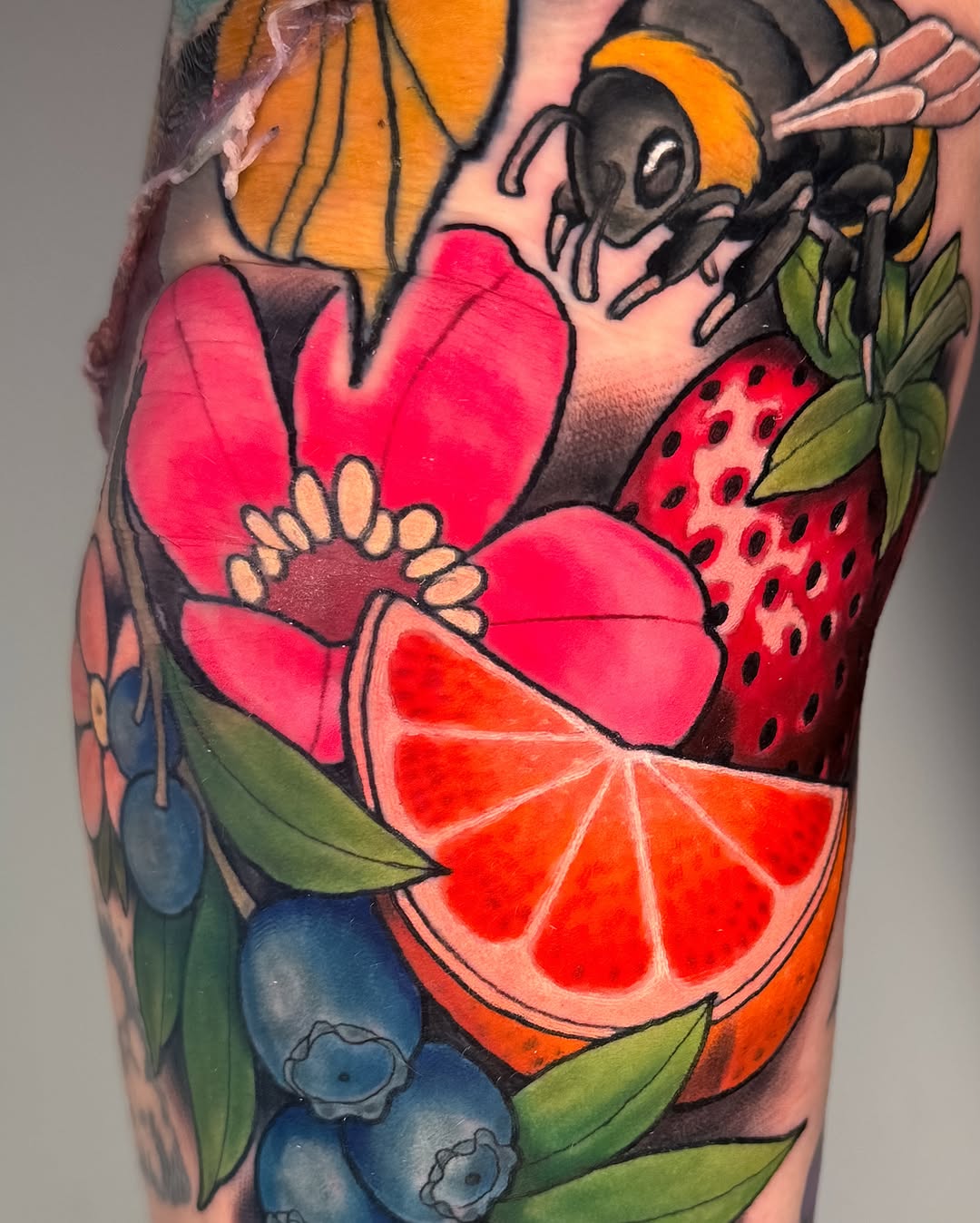 Tattoo by @tattoos_by_austin — illustrative, new_school
