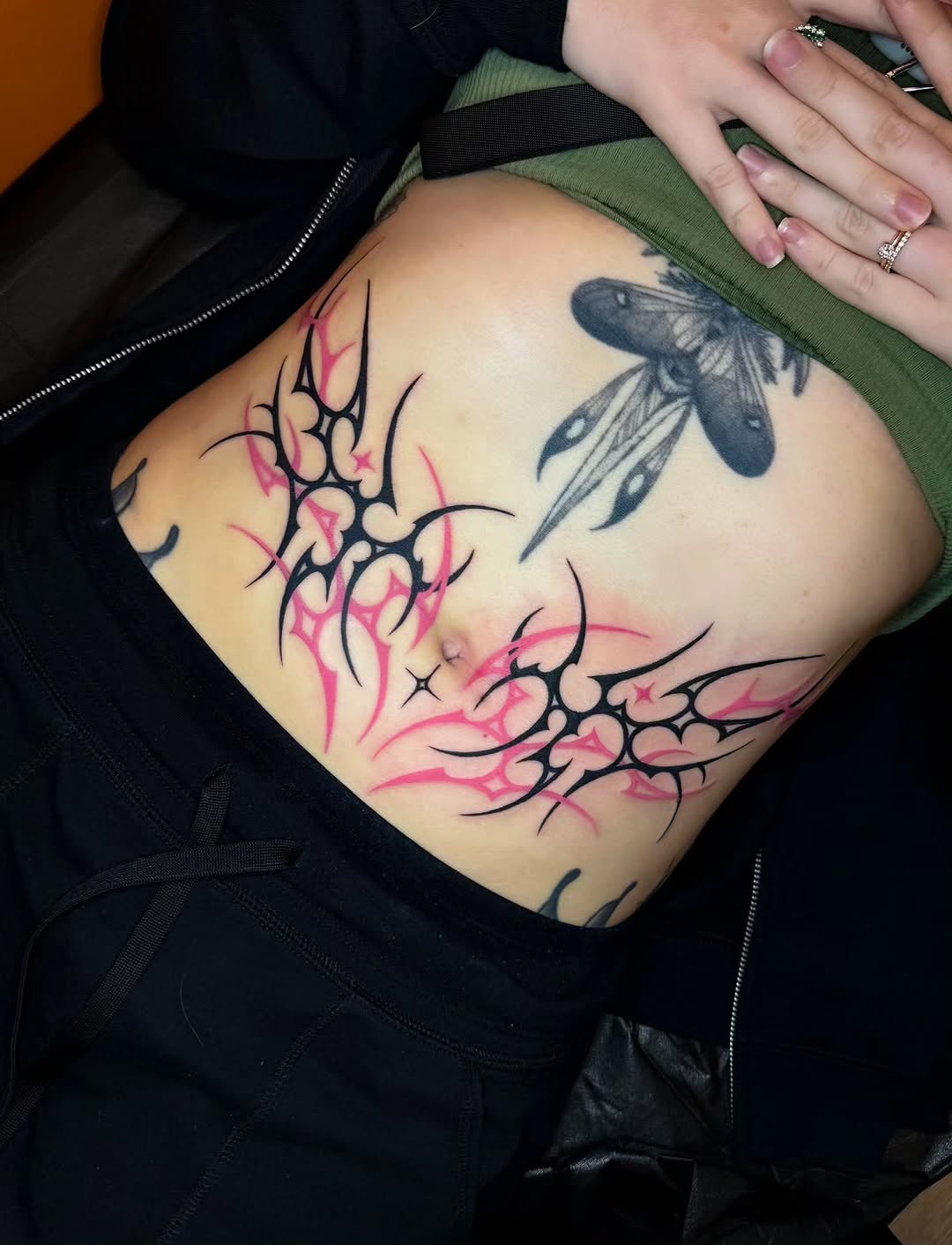 Tattoo by @tattoosbykelsi — illustrative, blackwork