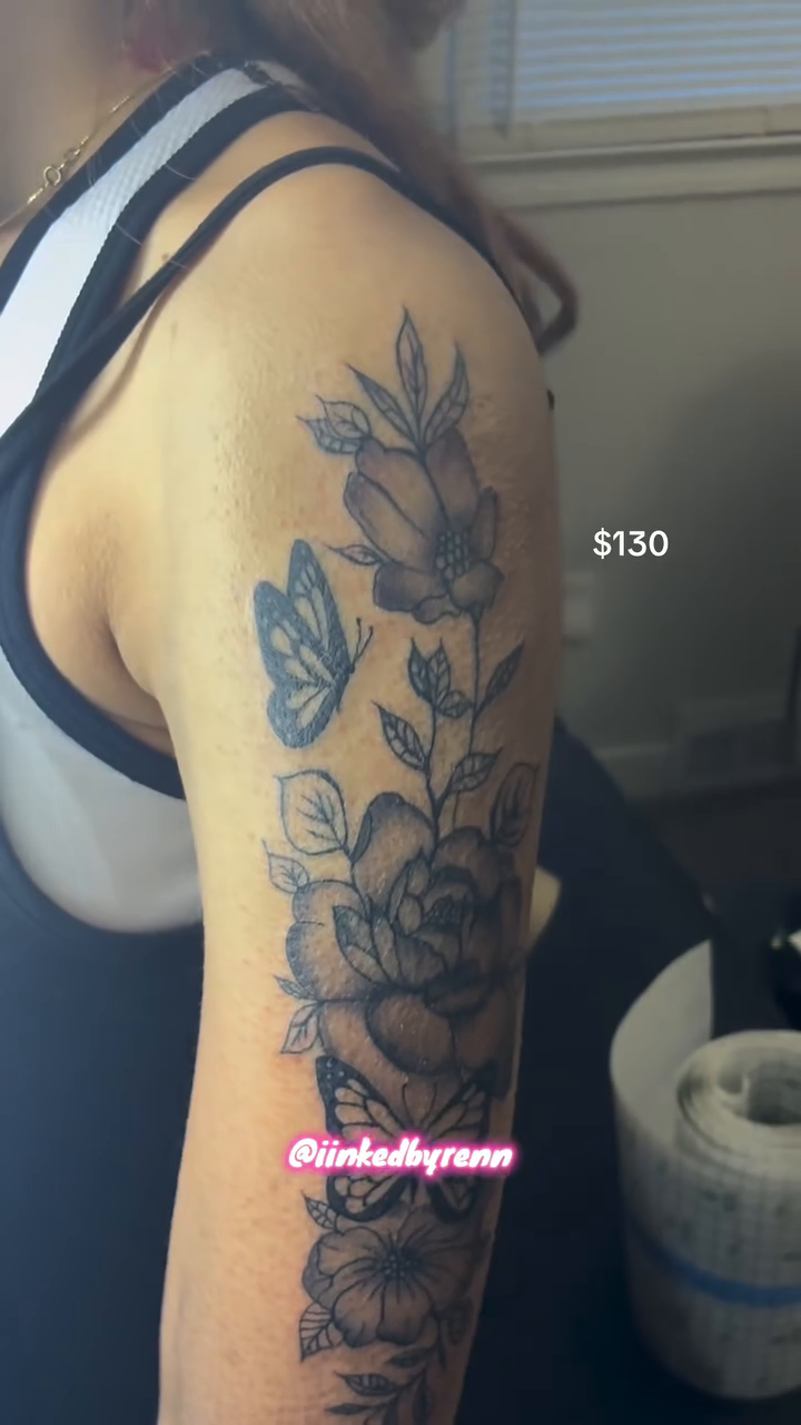 Tattoo by @iinkedbyrenn — black_and_grey