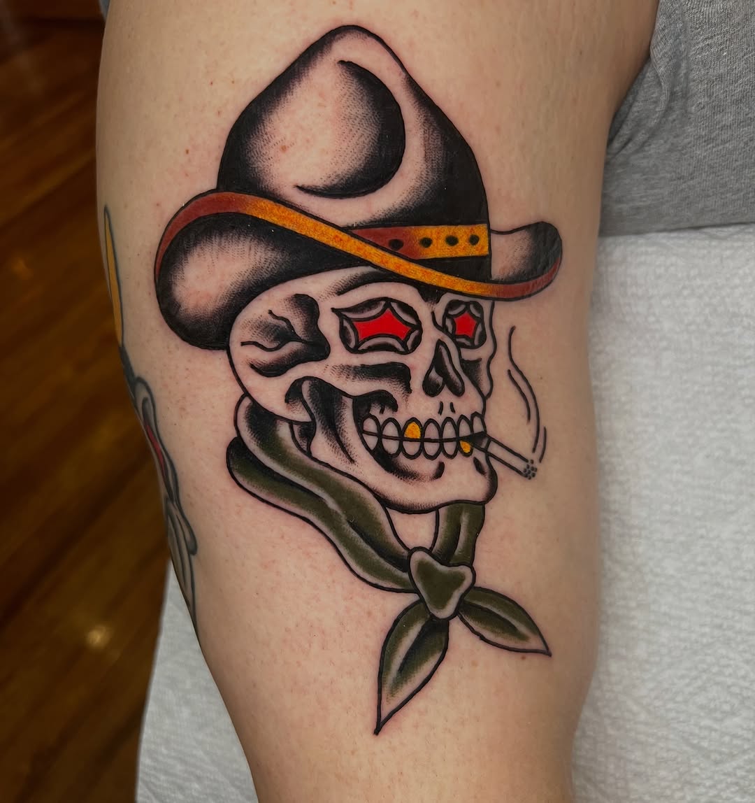 Tattoo by @peteherg — american_traditional