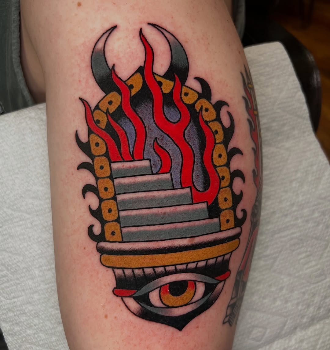Tattoo by @peteherg — american_traditional
