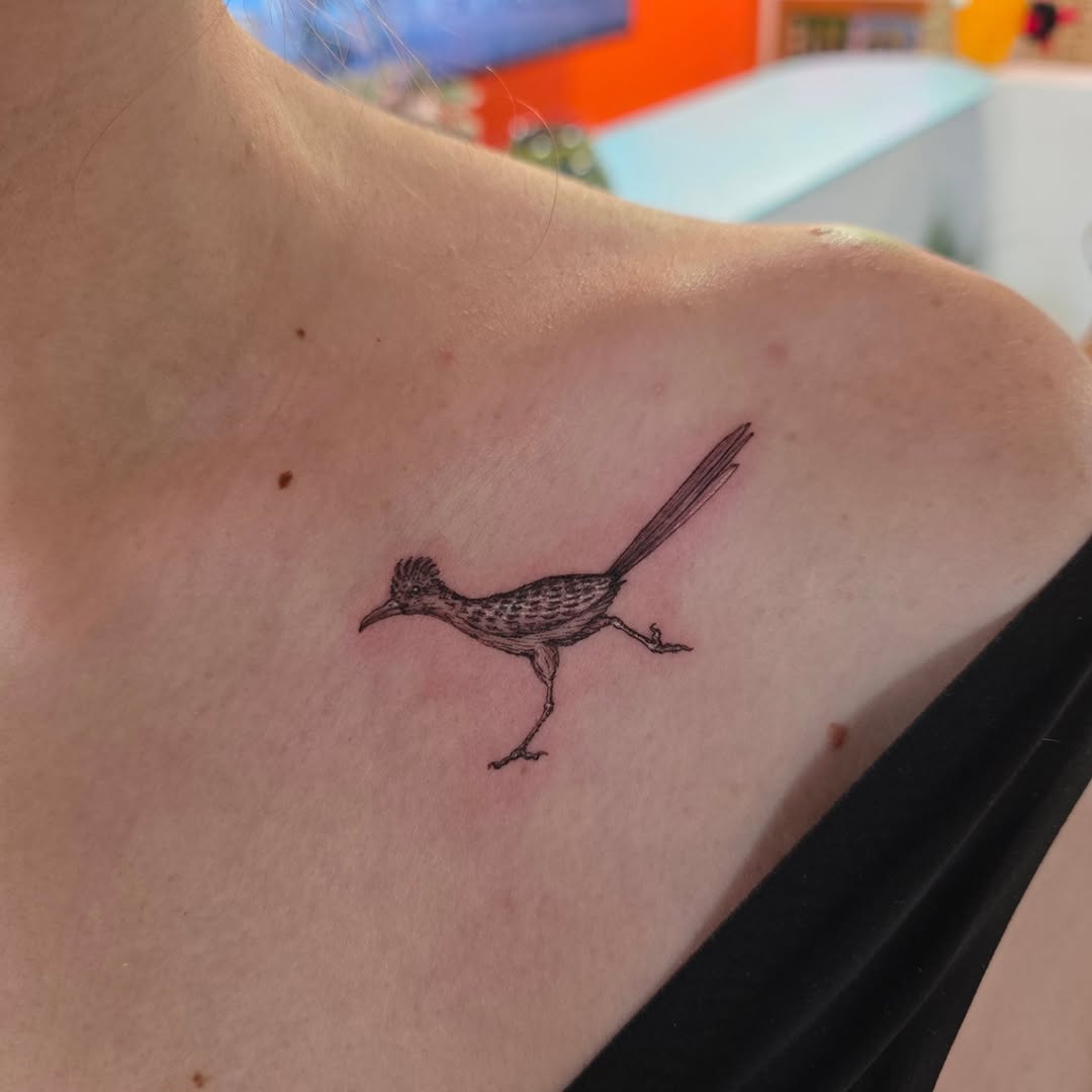 Tattoo by @asparagusnightmare — fine_line, black_and_grey