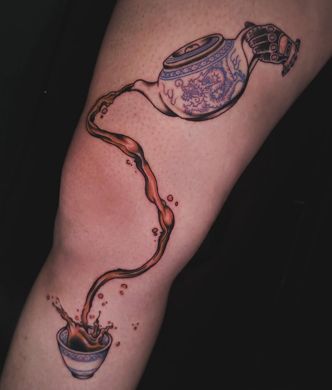 Tattoo by @nikkibeetattoos — realism, black_and_grey