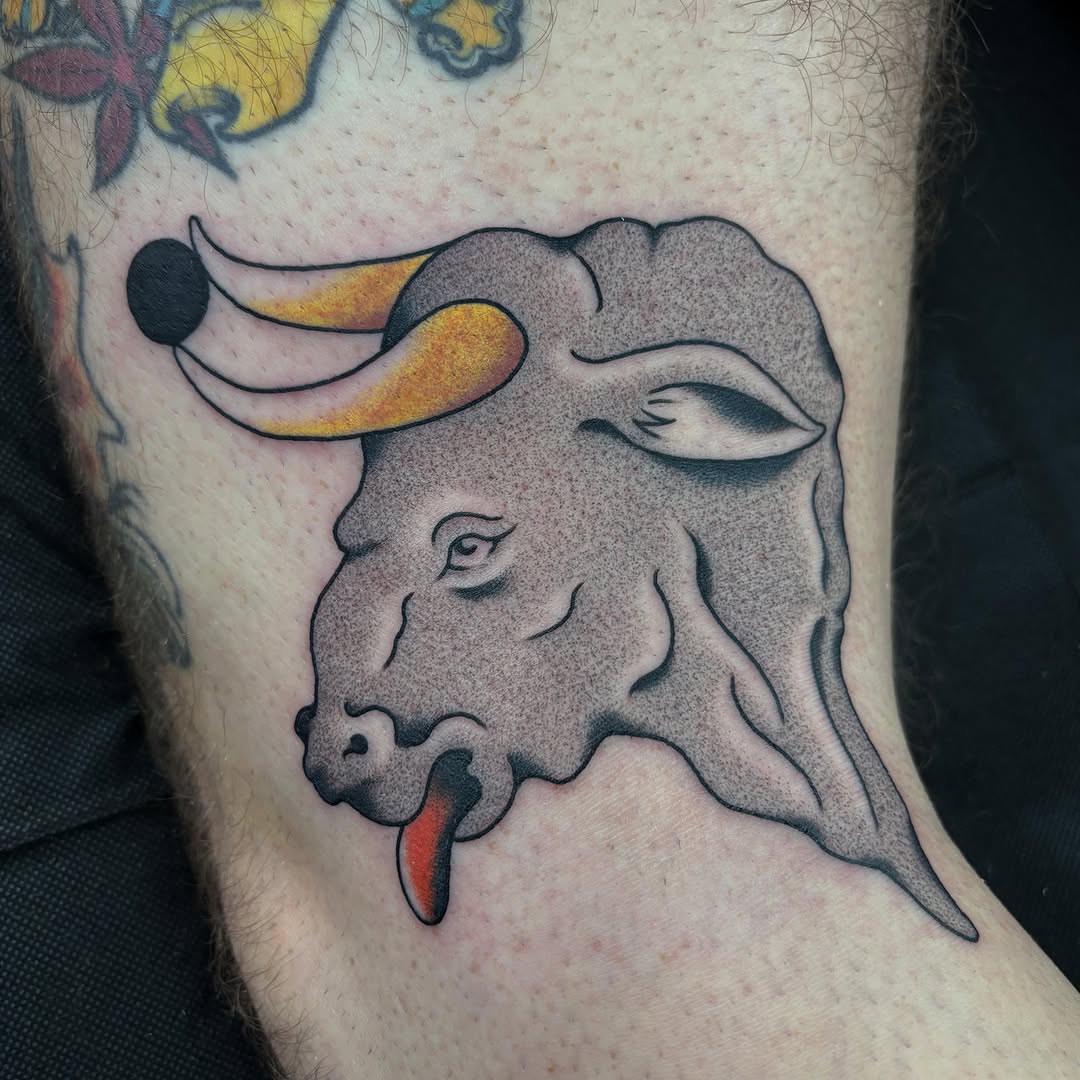 Tattoo by @slime.time.live — american_traditional, illustrative