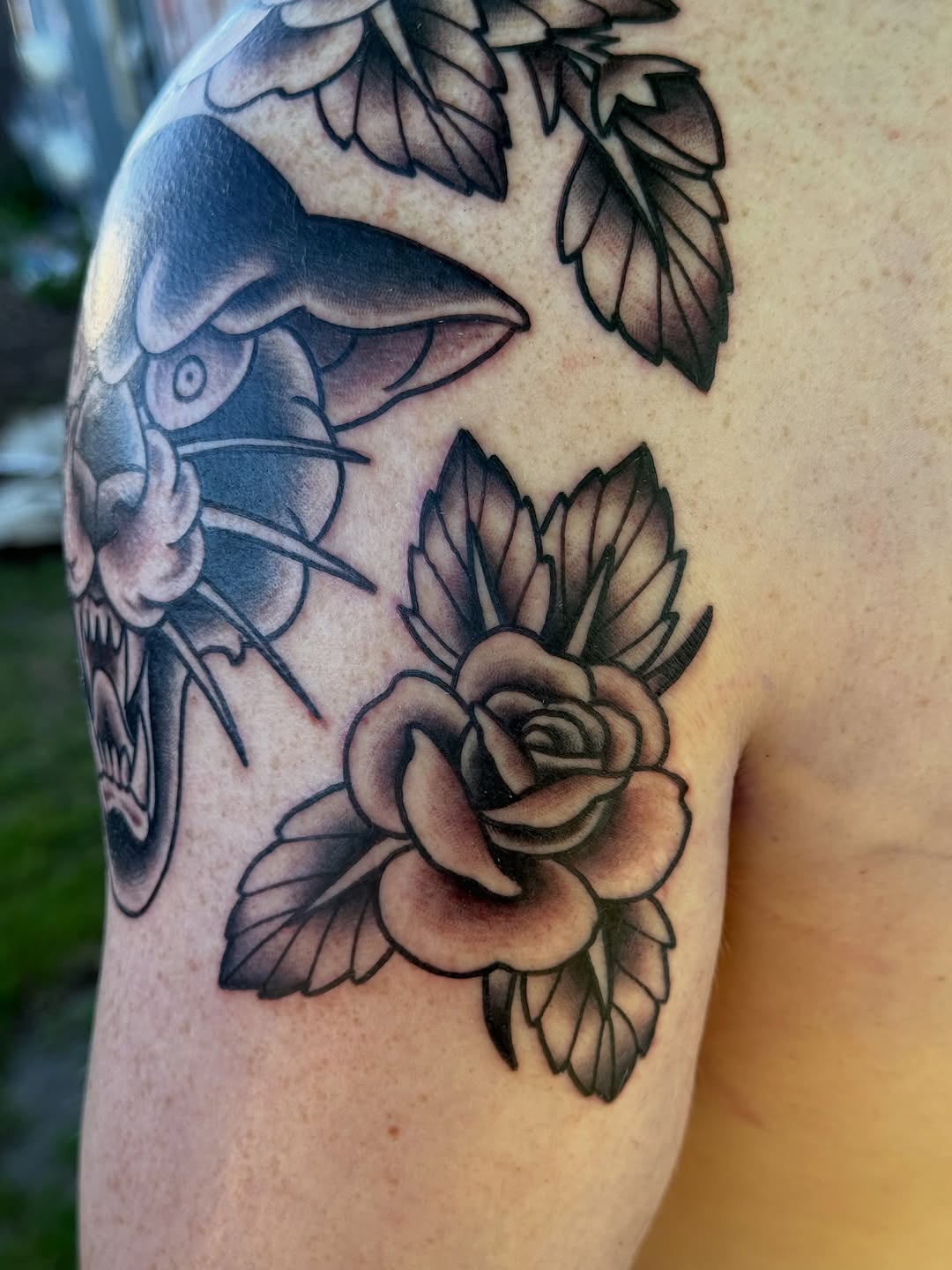Tattoo by @kelseylouistattoos — american_traditional, black_and_grey
