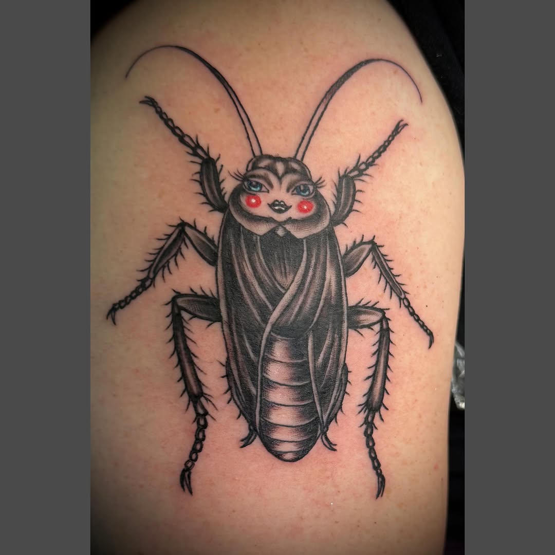 Tattoo by @richardlnagy — black_and_grey, neo_traditional