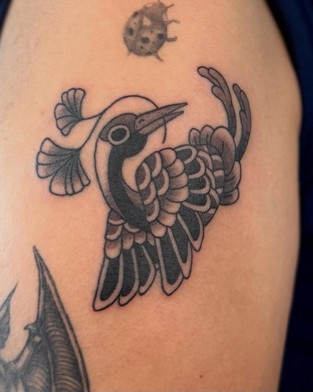 Tattoo by @chomchomtattoo — japanese_irezumi, black_and_grey