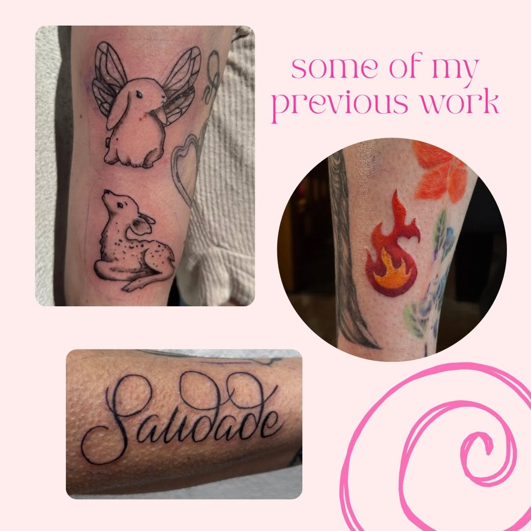 Tattoo by @tat2desirez โ fine_line, lettering_script