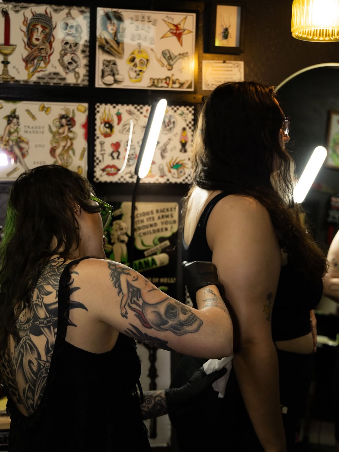 Tattoo by @traddymaddie β american_traditional, black_and_grey