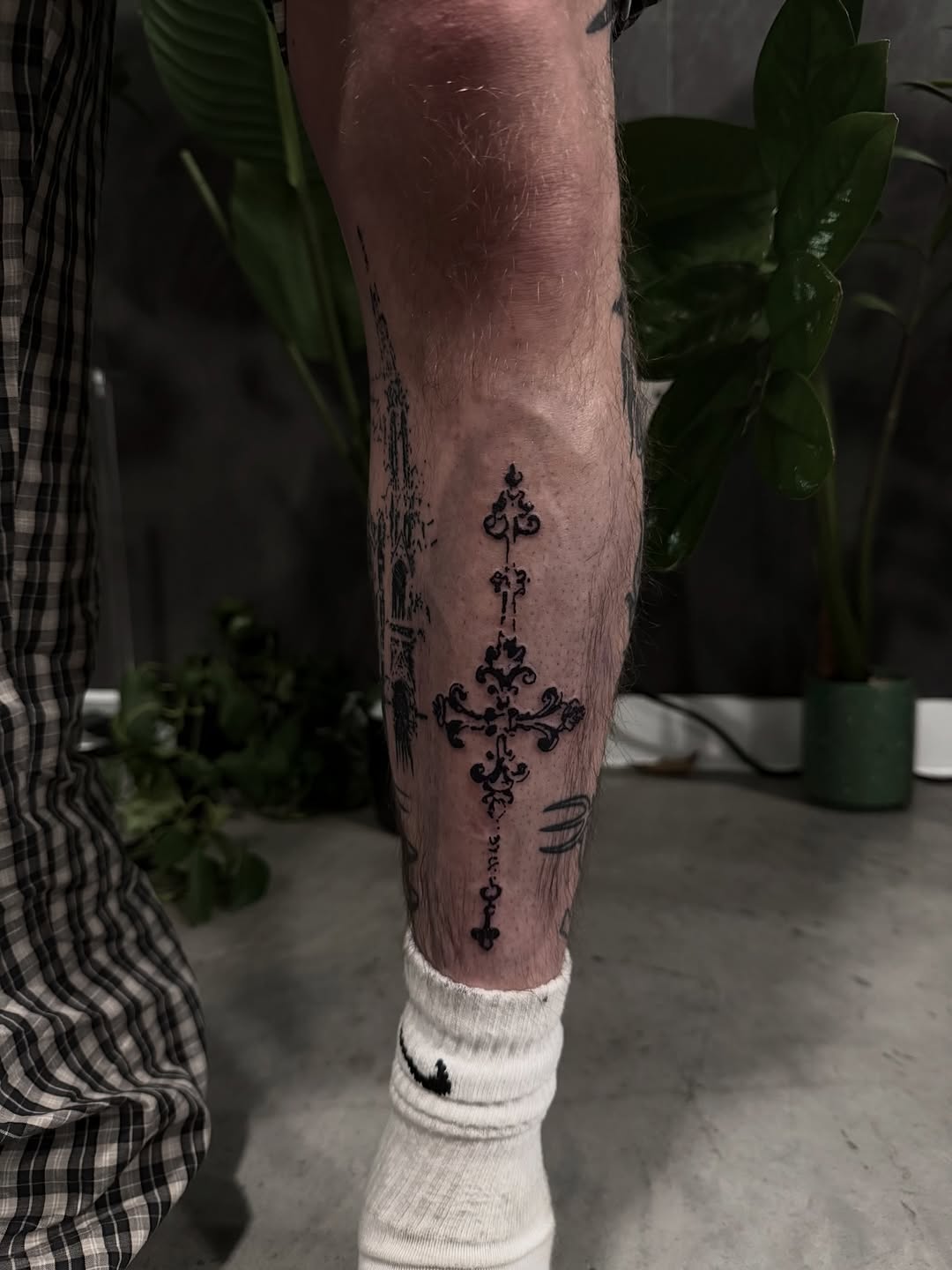 Tattoo by @lack.work — blackwork, ornamental