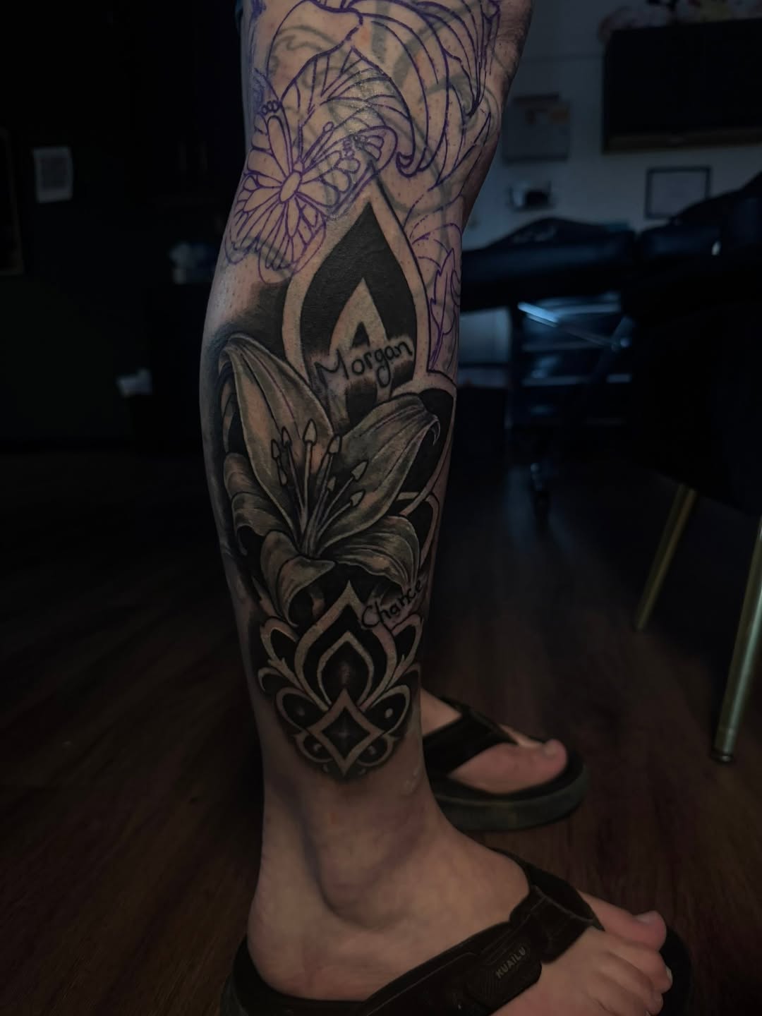 Tattoo by @beccactattoos — black_and_grey, realism