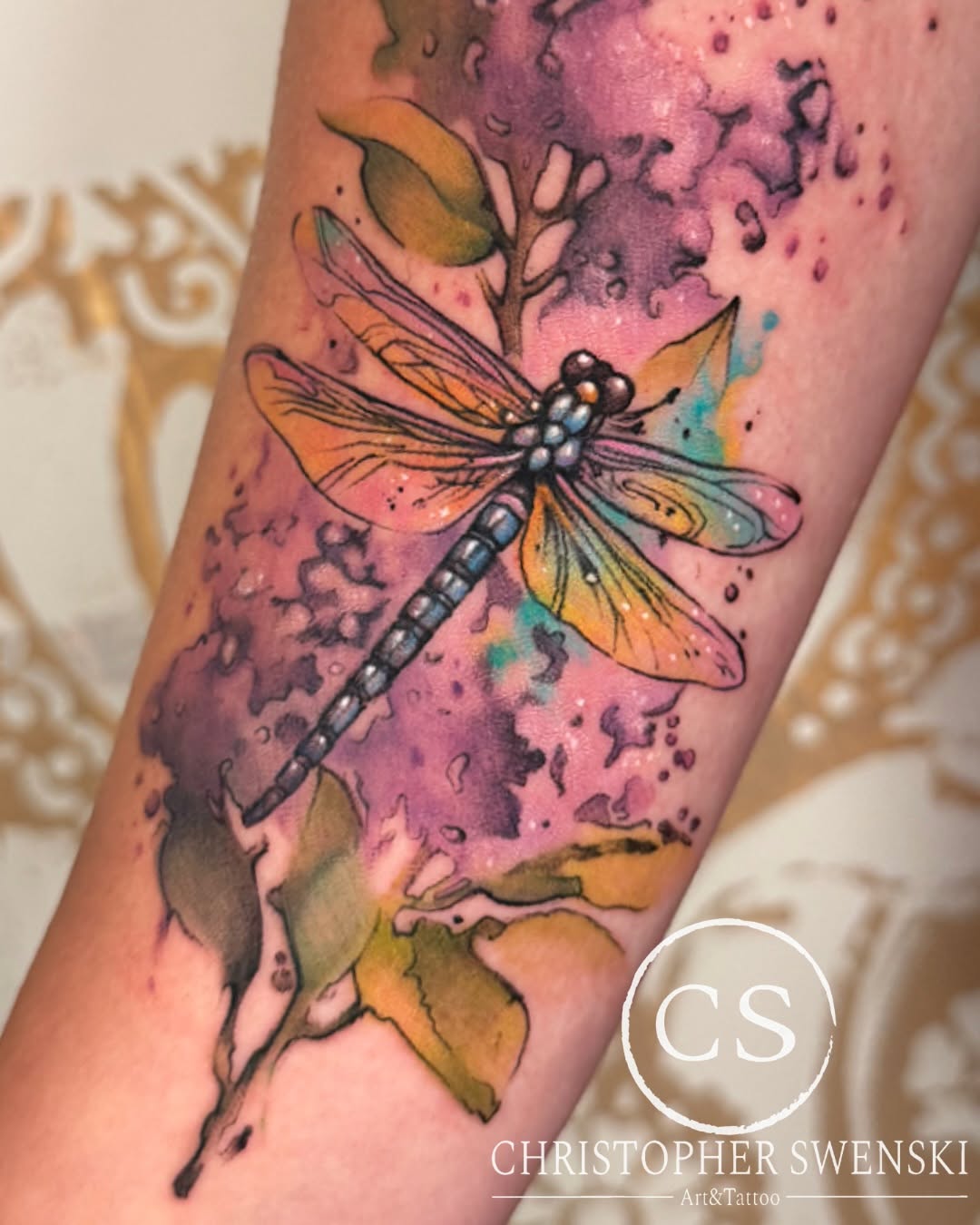 Tattoo by @chris_swenski_tattoo β watercolor, realism