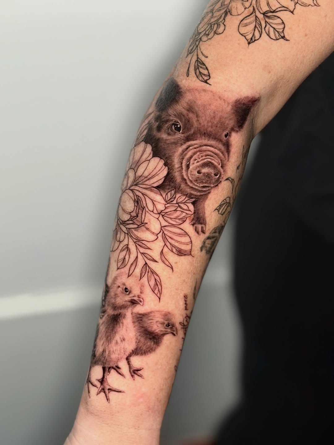 Tattoo by @chessa.marie — realism, black_and_grey