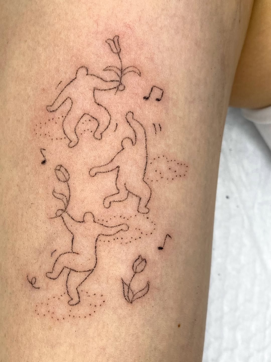 Tattoo by @pokyopokyo — fine_line, minimalist