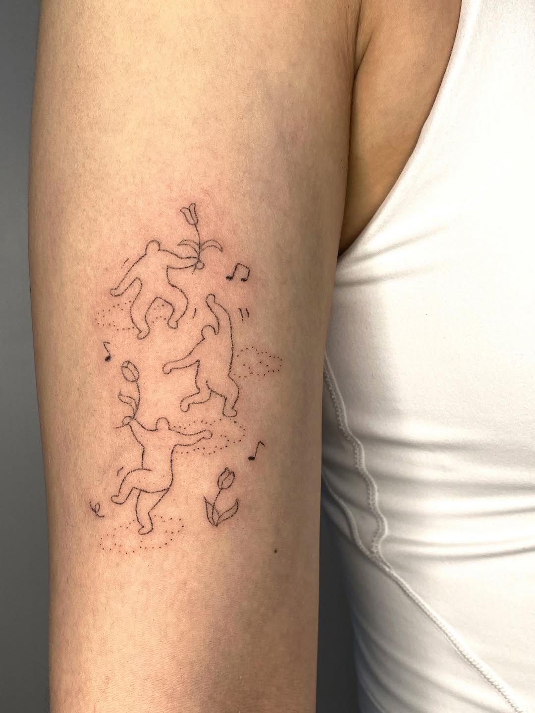 Tattoo by @pokyopokyo — fine_line, minimalist